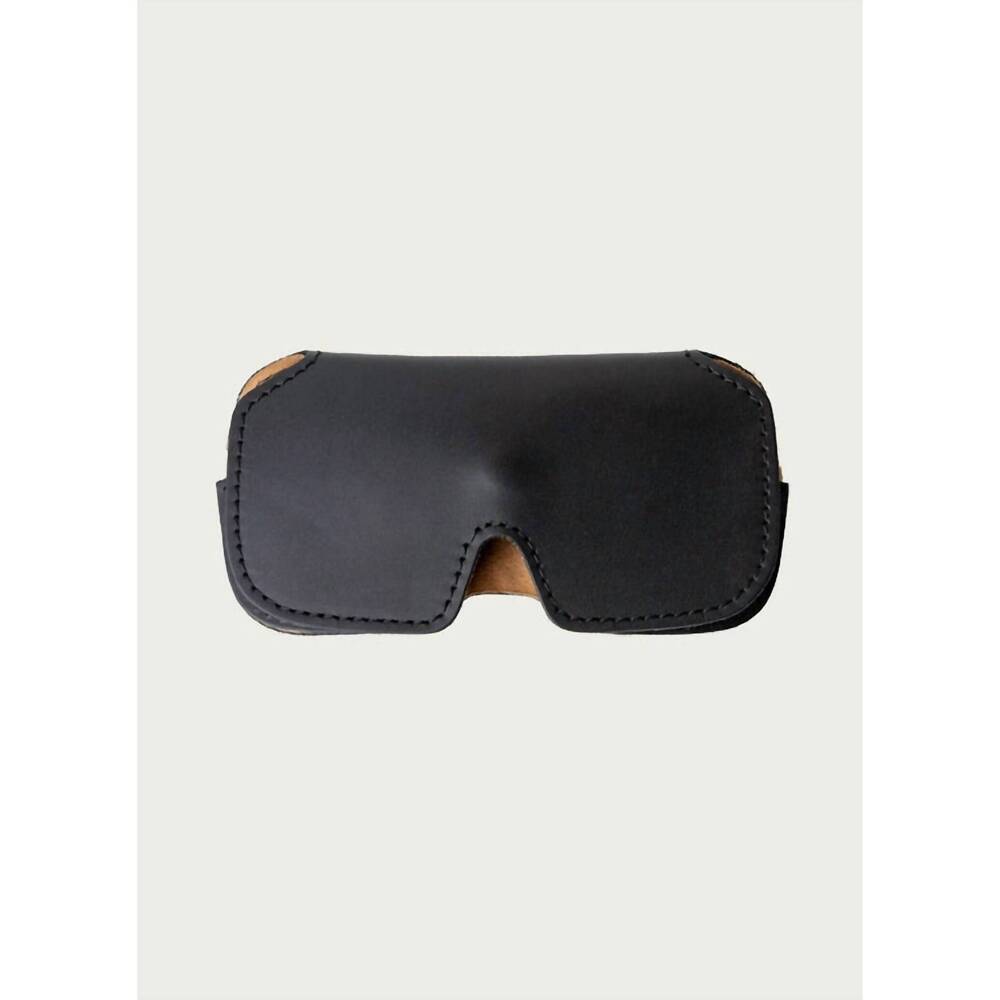 NEW WP STANDARD unisex leather sunglasses case in desert black